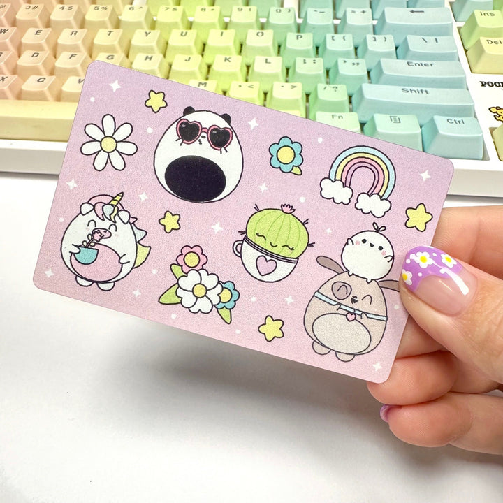 Metal Washi Card - Positive Vibes