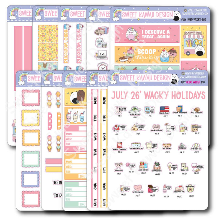 July 2026 Kit - Hobonichi Weeks