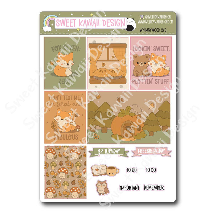Weekly Kit - Whimsywood - SIZE OPTIONS AVAILABLE
