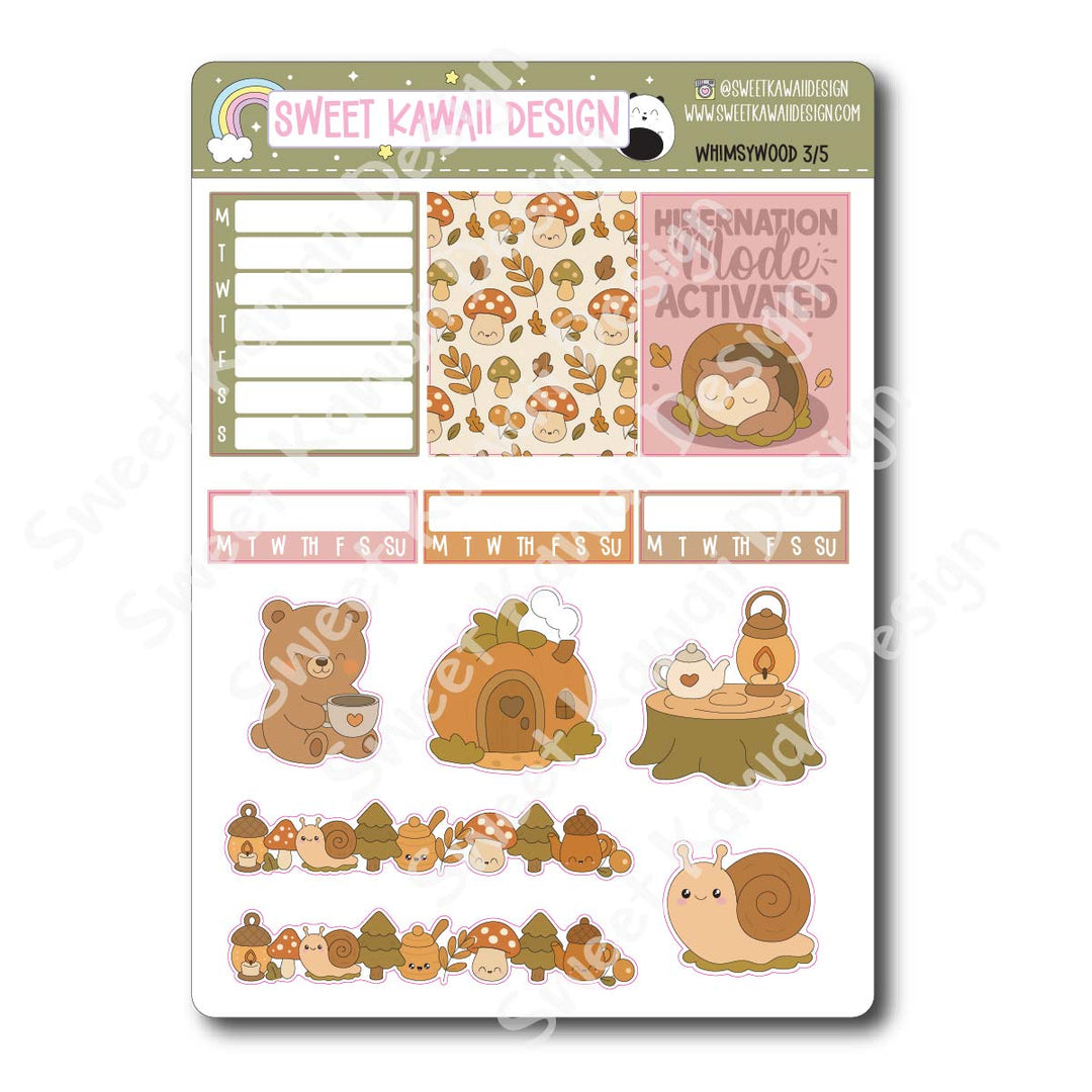 Weekly Kit - Whimsywood - SIZE OPTIONS AVAILABLE