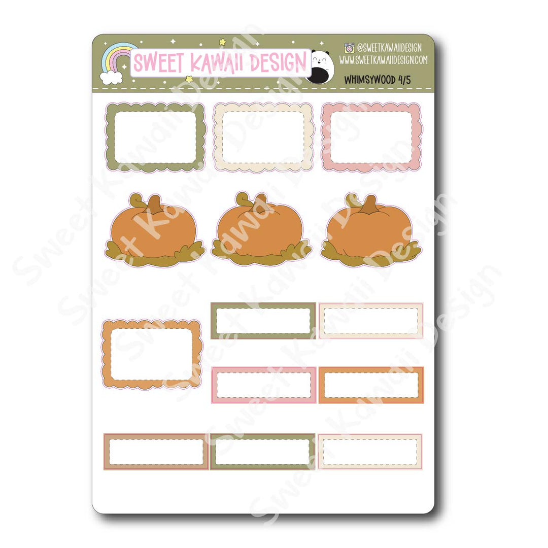 Weekly Kit - Whimsywood - SIZE OPTIONS AVAILABLE