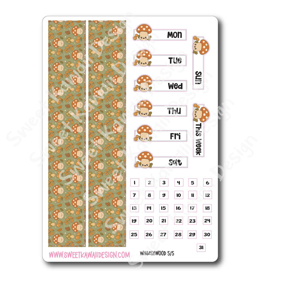 Weekly Kit - Whimsywood - SIZE OPTIONS AVAILABLE