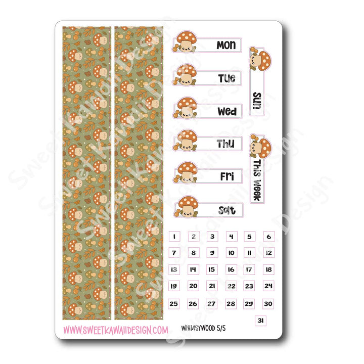 Weekly Kit - Whimsywood - SIZE OPTIONS AVAILABLE