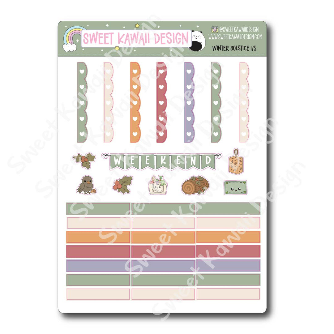 Weekly Kit - Winter Solstice - SIZE OPTIONS AVAILABLE