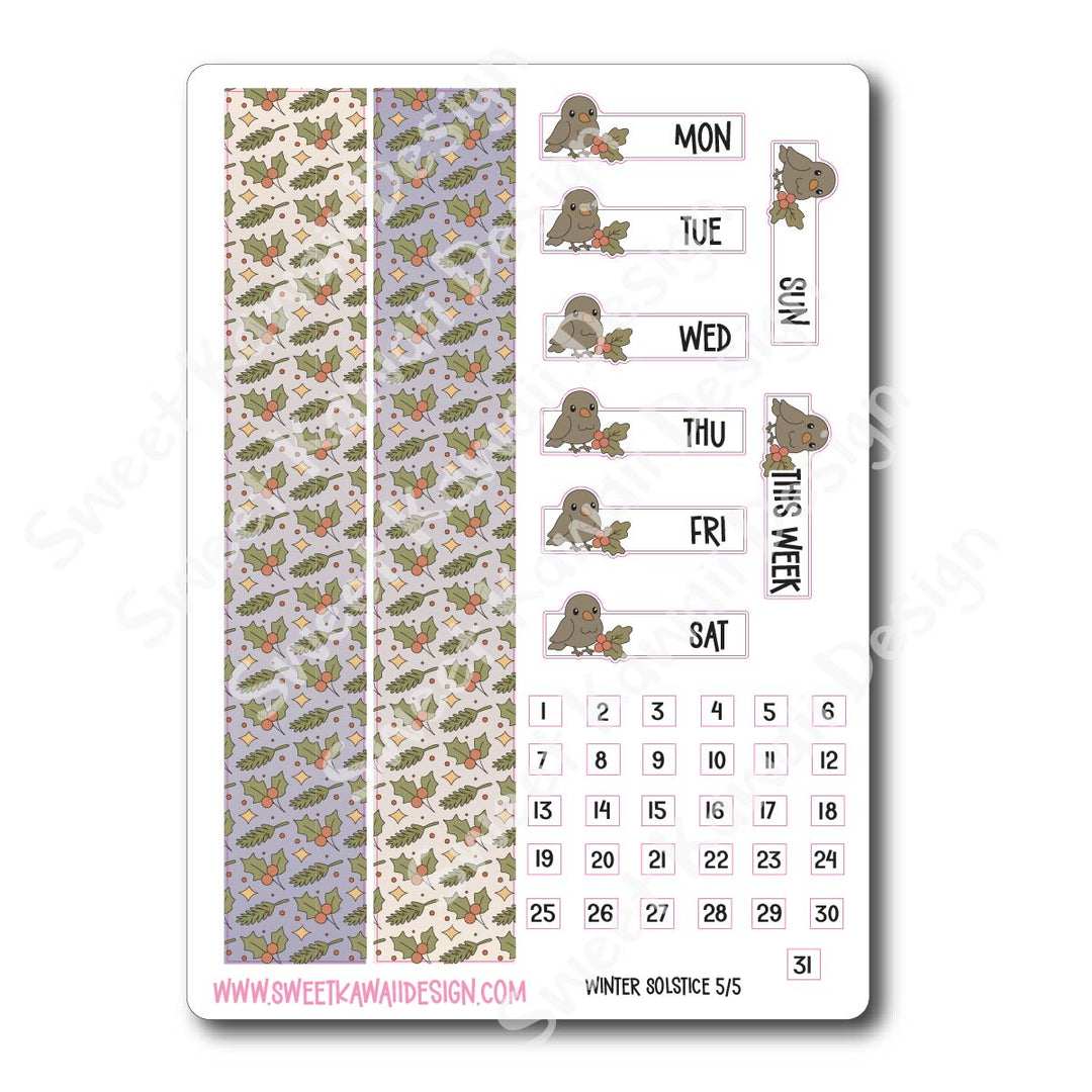 Weekly Kit - Winter Solstice - SIZE OPTIONS AVAILABLE