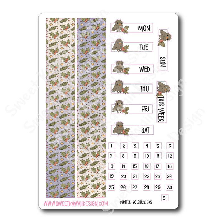 Weekly Kit - Winter Solstice - SIZE OPTIONS AVAILABLE