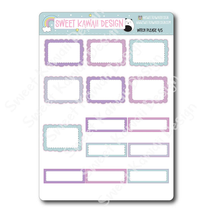 Weekly Kit - Witch Please - SIZE OPTIONS AVAILABLE