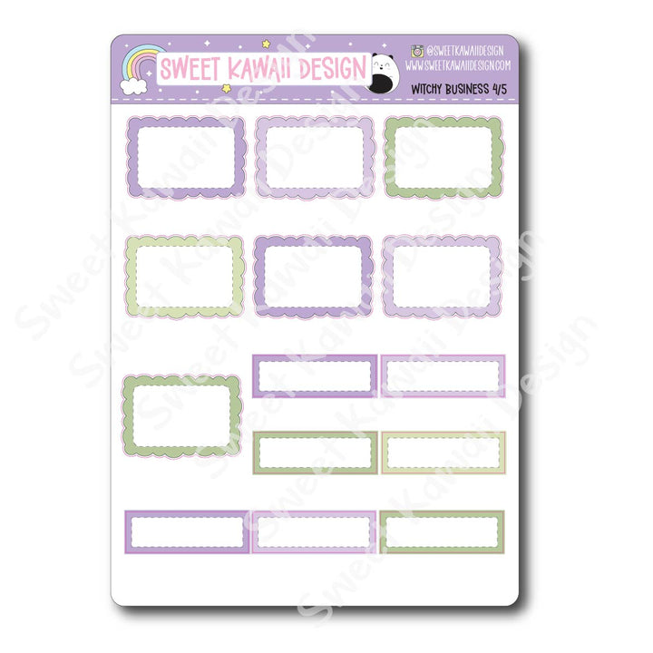 Weekly Kit - Witchy Business - SIZE OPTIONS AVAILABLE