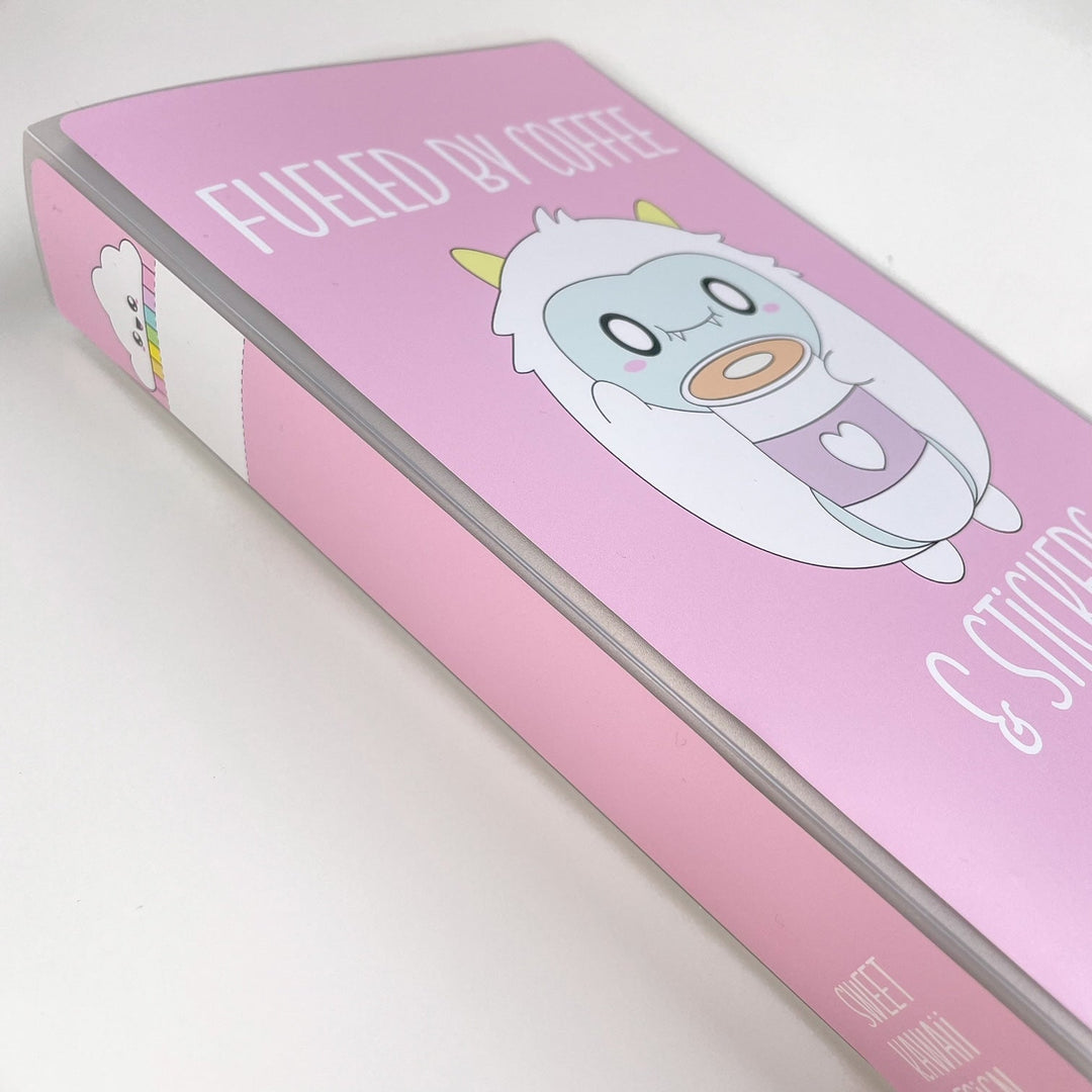 SKD 6x9 Large Sticker Album - Caffeine and Stickers