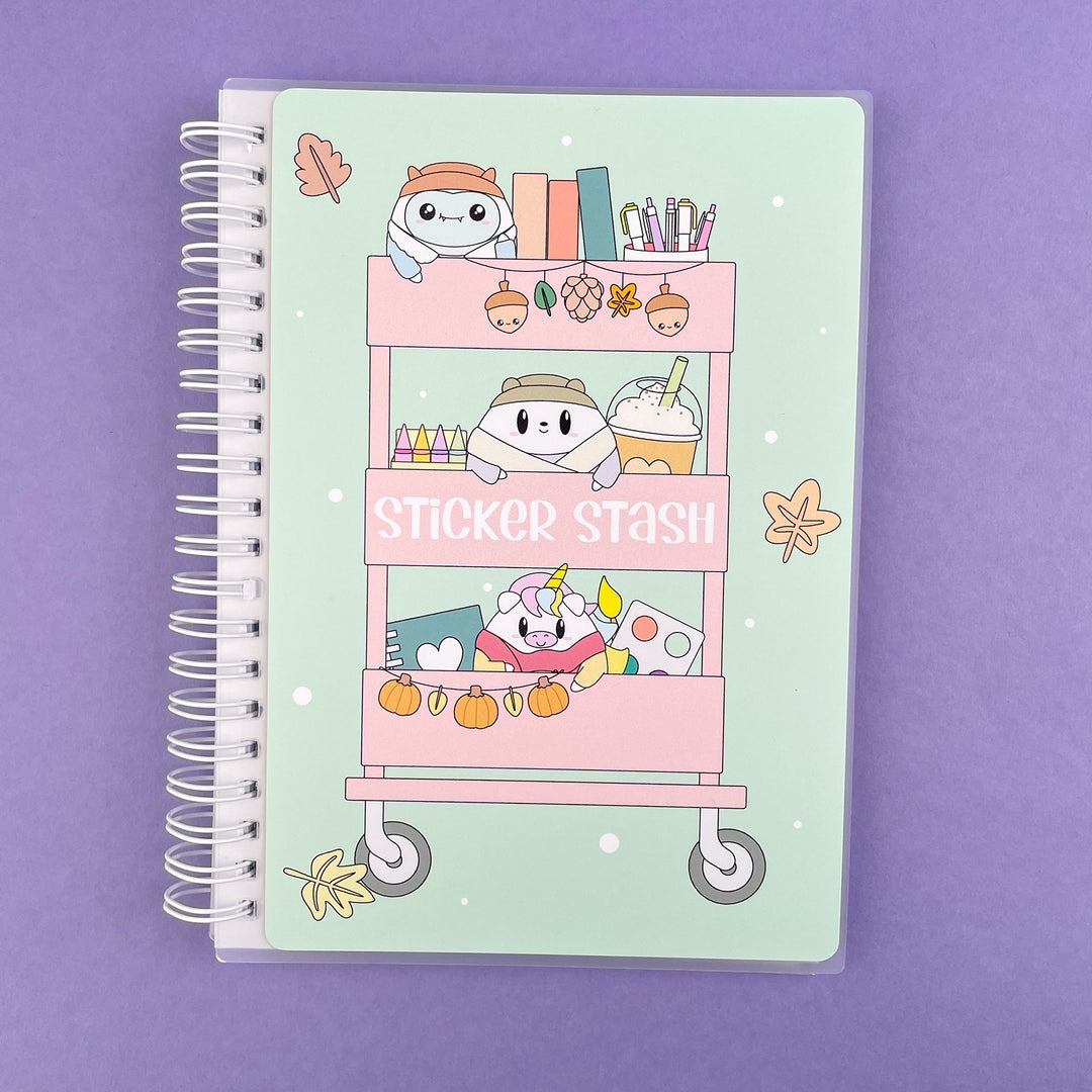 SKD 5x7 Reusable Sticker Book - Fall Craft Cart