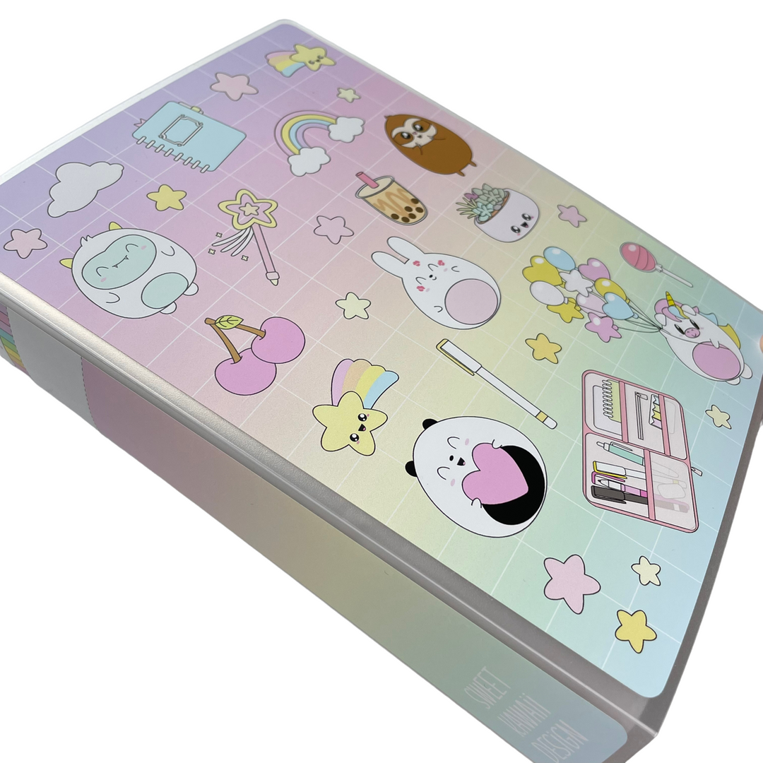Medium Sticker Storage Album - SKD Pastel Gradient