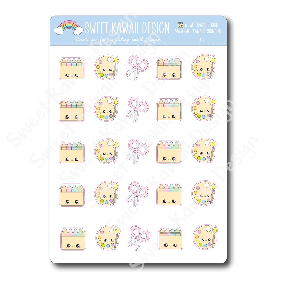 Kawaii Art Stickers