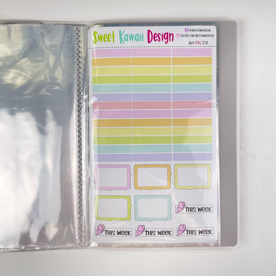 SKD 6x9 Large Sticker Album - Caffeine and Stickers
