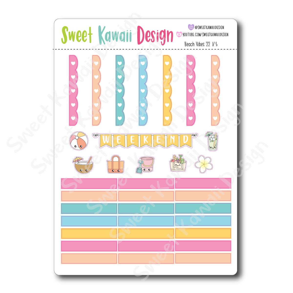 Weekly Kit  - Beach Vibes 22