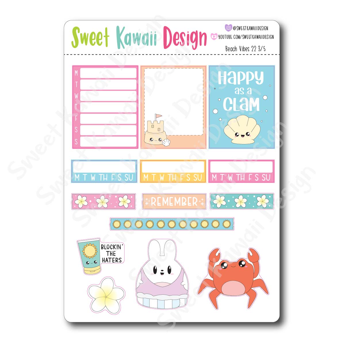 Weekly Kit  - Beach Vibes 22
