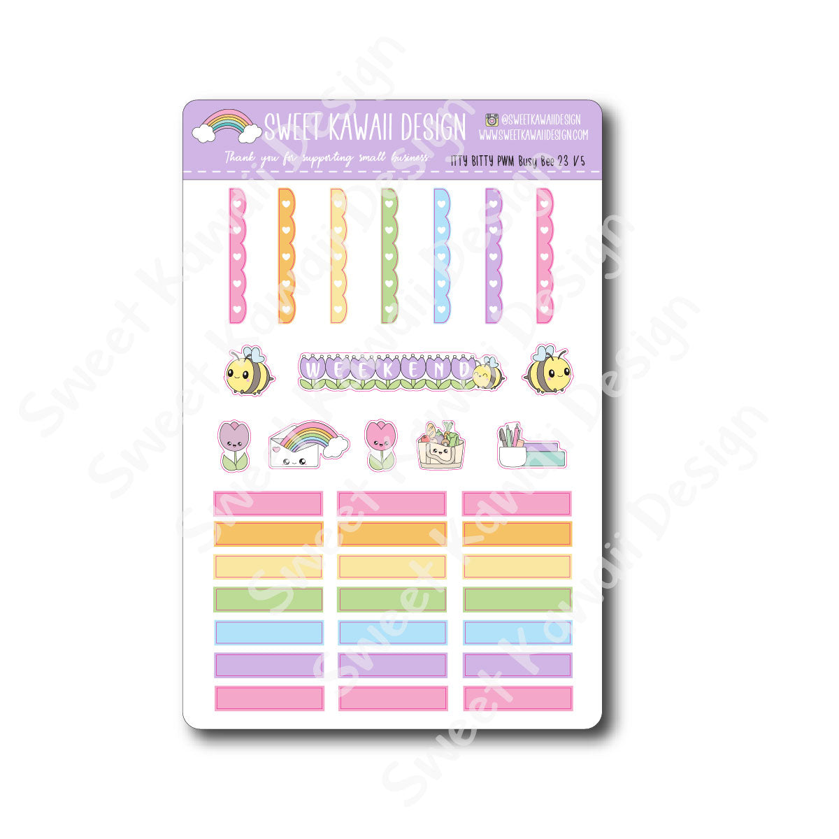 Weekly Kit  - Busy Bee 23 ITTY BITTY