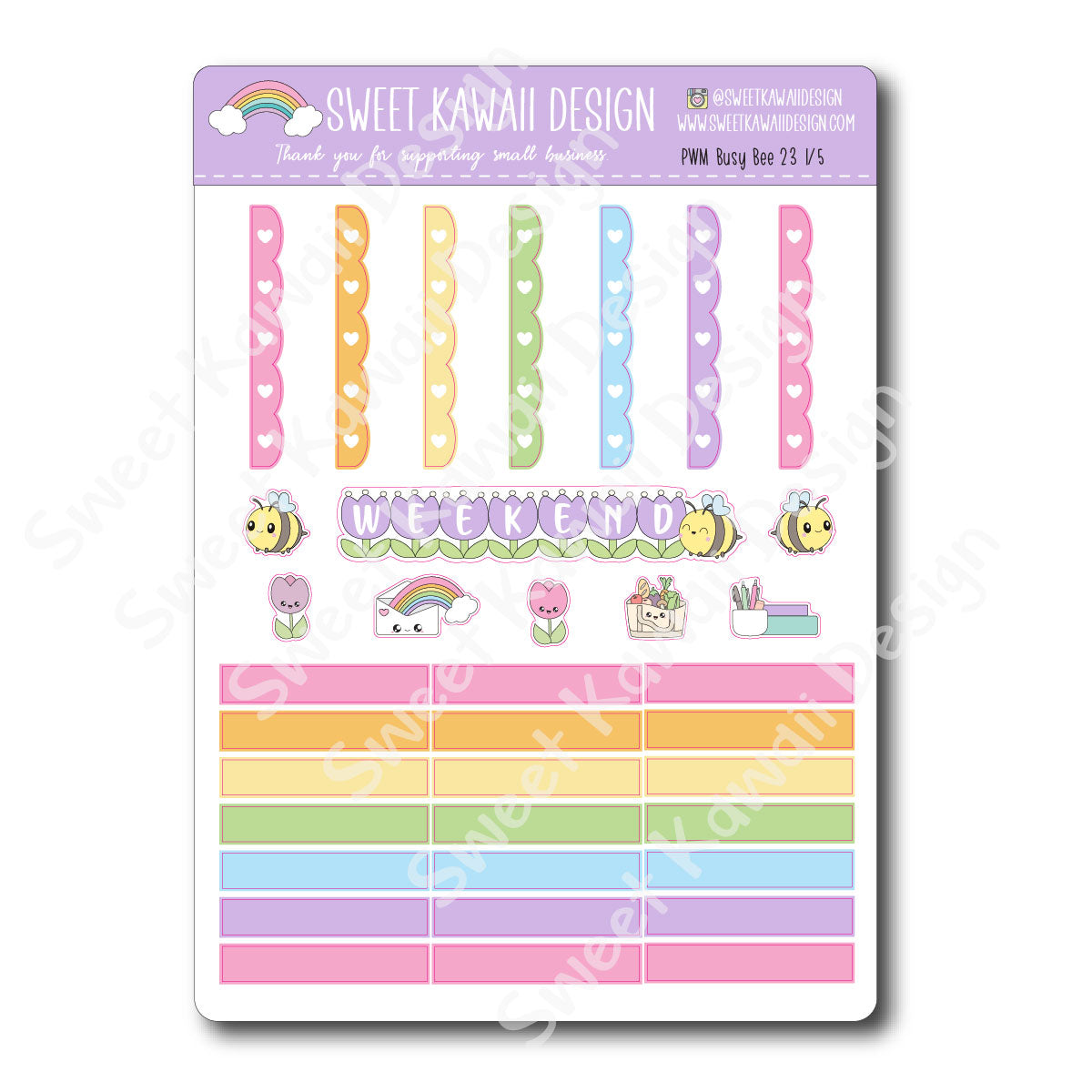 Weekly Kit  - Busy Bee 23