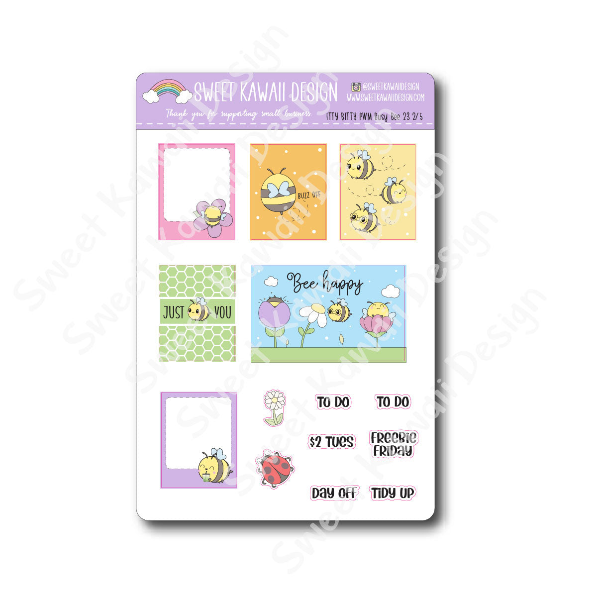 Weekly Kit  - Busy Bee 23 ITTY BITTY