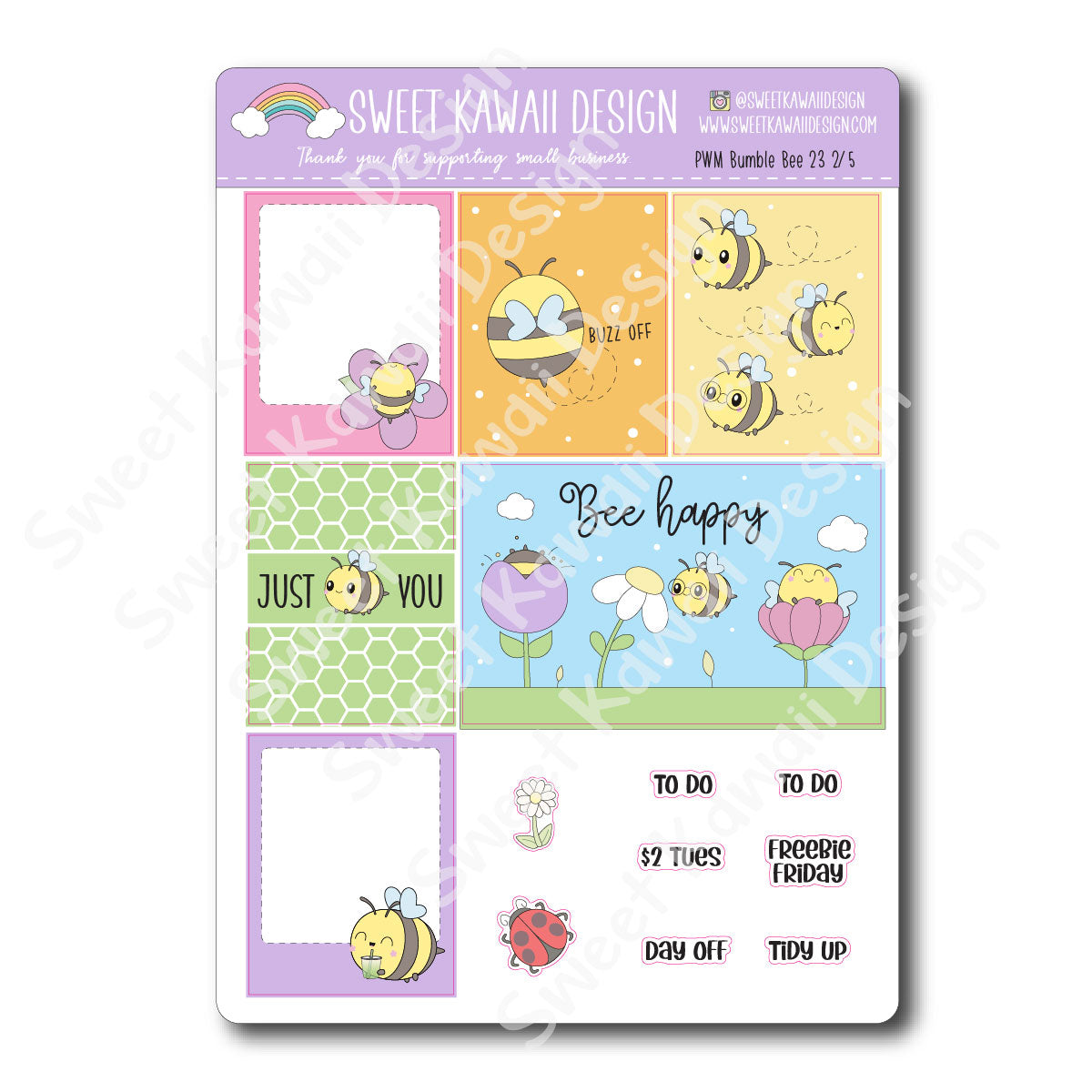 Weekly Kit  - Busy Bee 23
