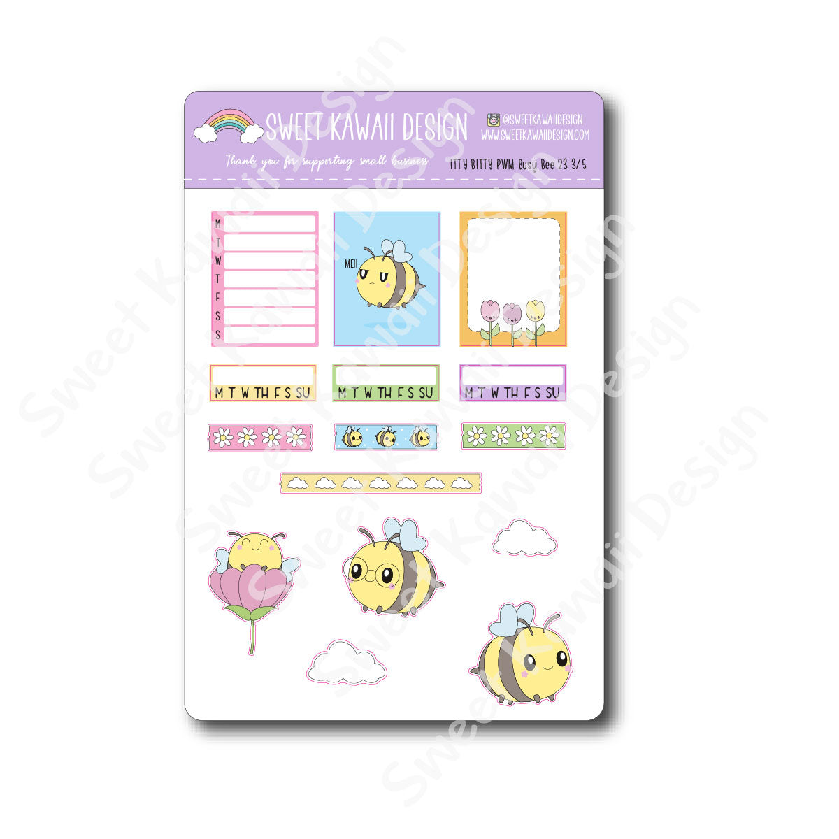 Weekly Kit  - Busy Bee 23 ITTY BITTY