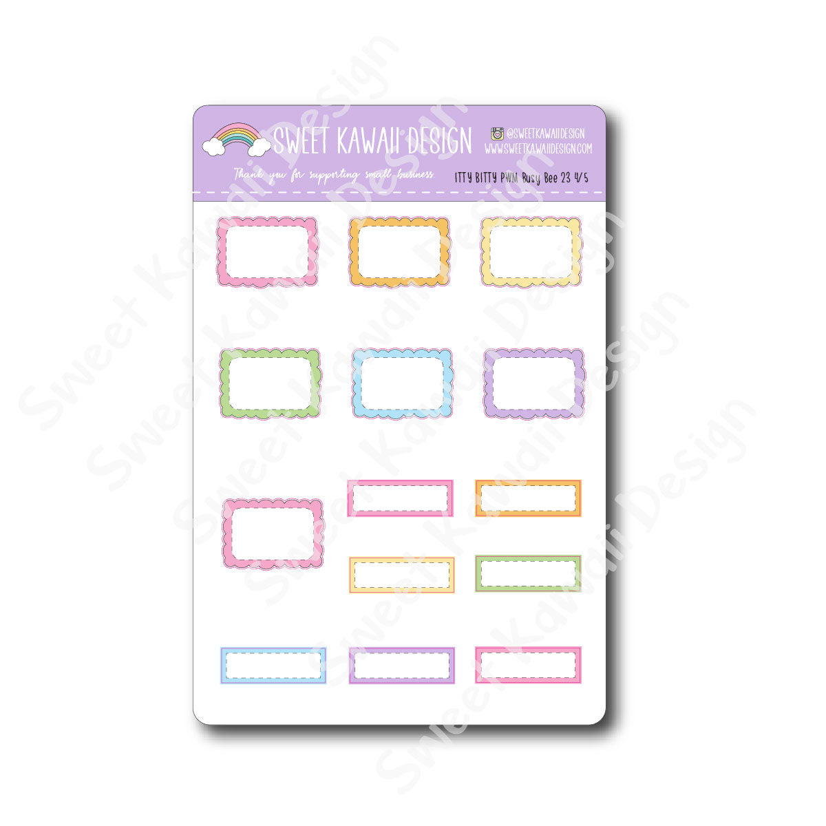 Weekly Kit  - Busy Bee 23 ITTY BITTY