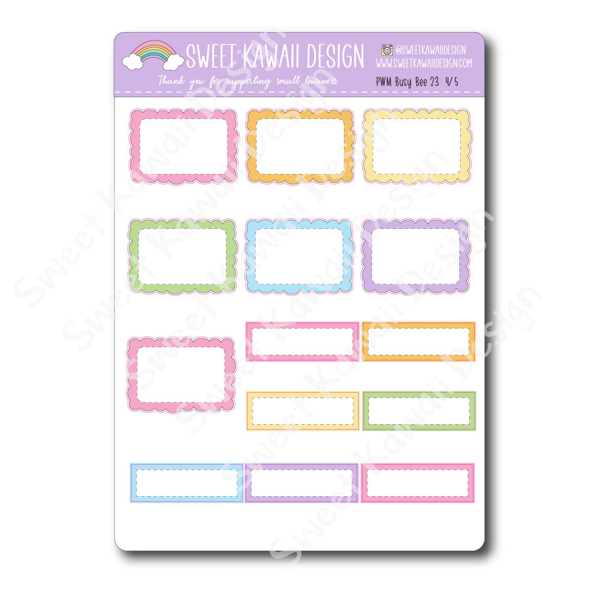 Weekly Kit  - Busy Bee 23