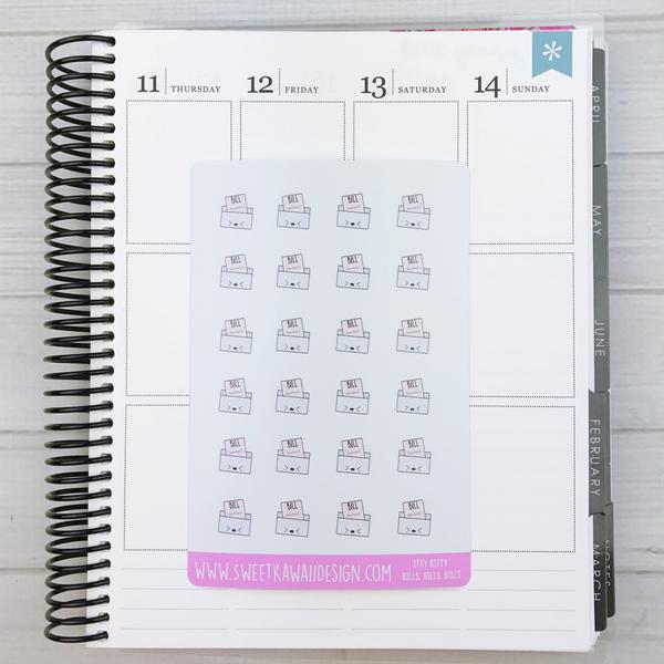 Kawaii Bills Bills Bills Stickers