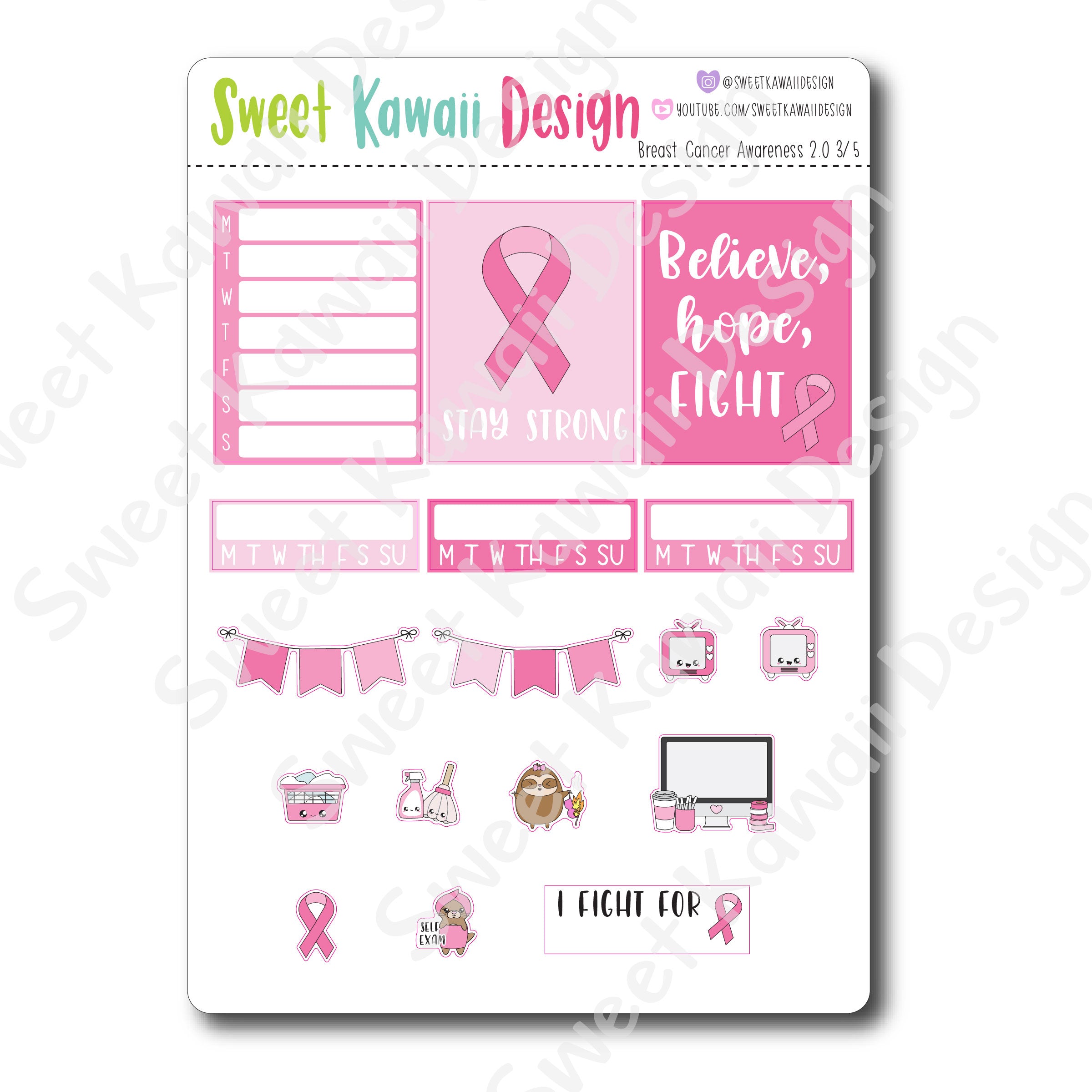 Weekly Kit  - Breast Cancer Awareness HORIZONTAL