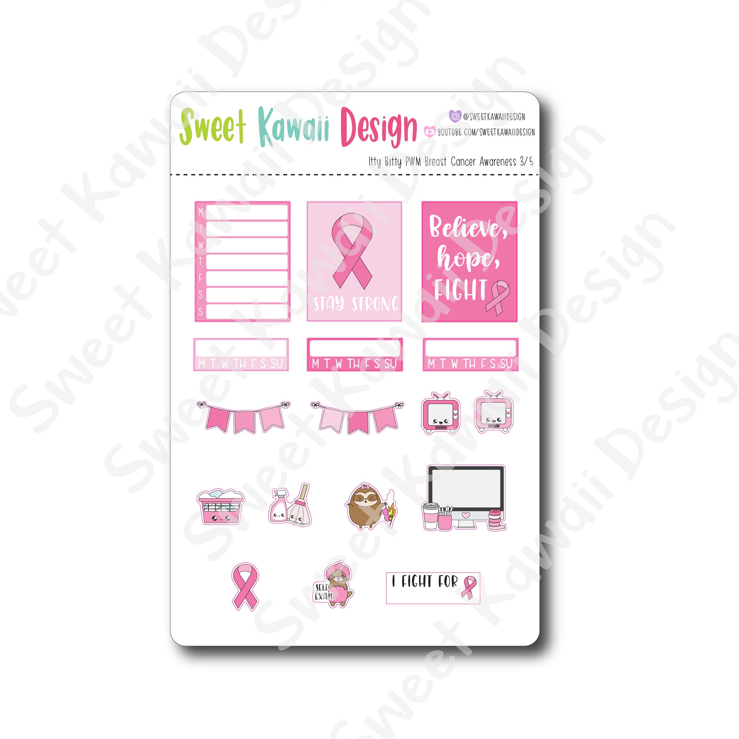 Weekly Kit  - Breast Cancer Awareness ITTY BITTY