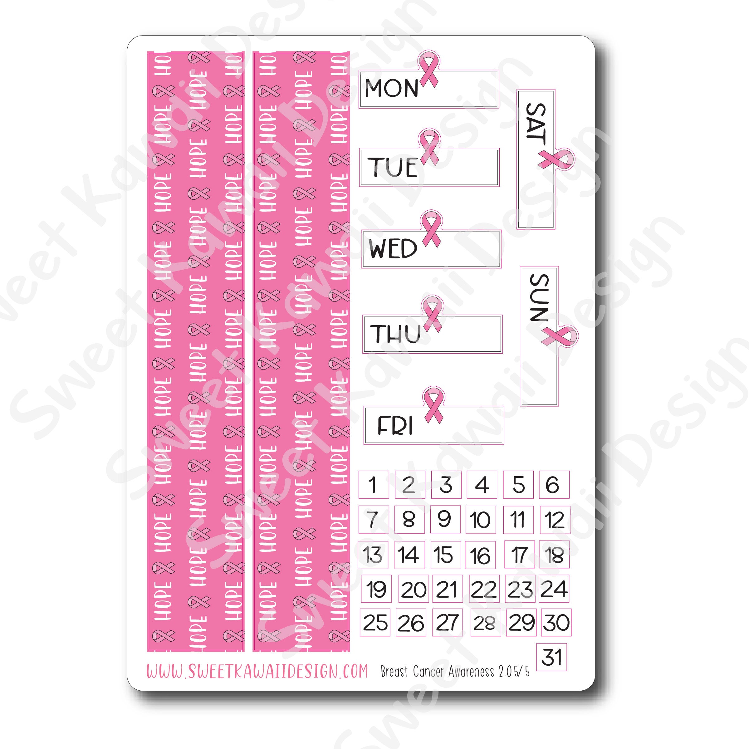 Weekly Kit  - Breast Cancer Awareness HORIZONTAL