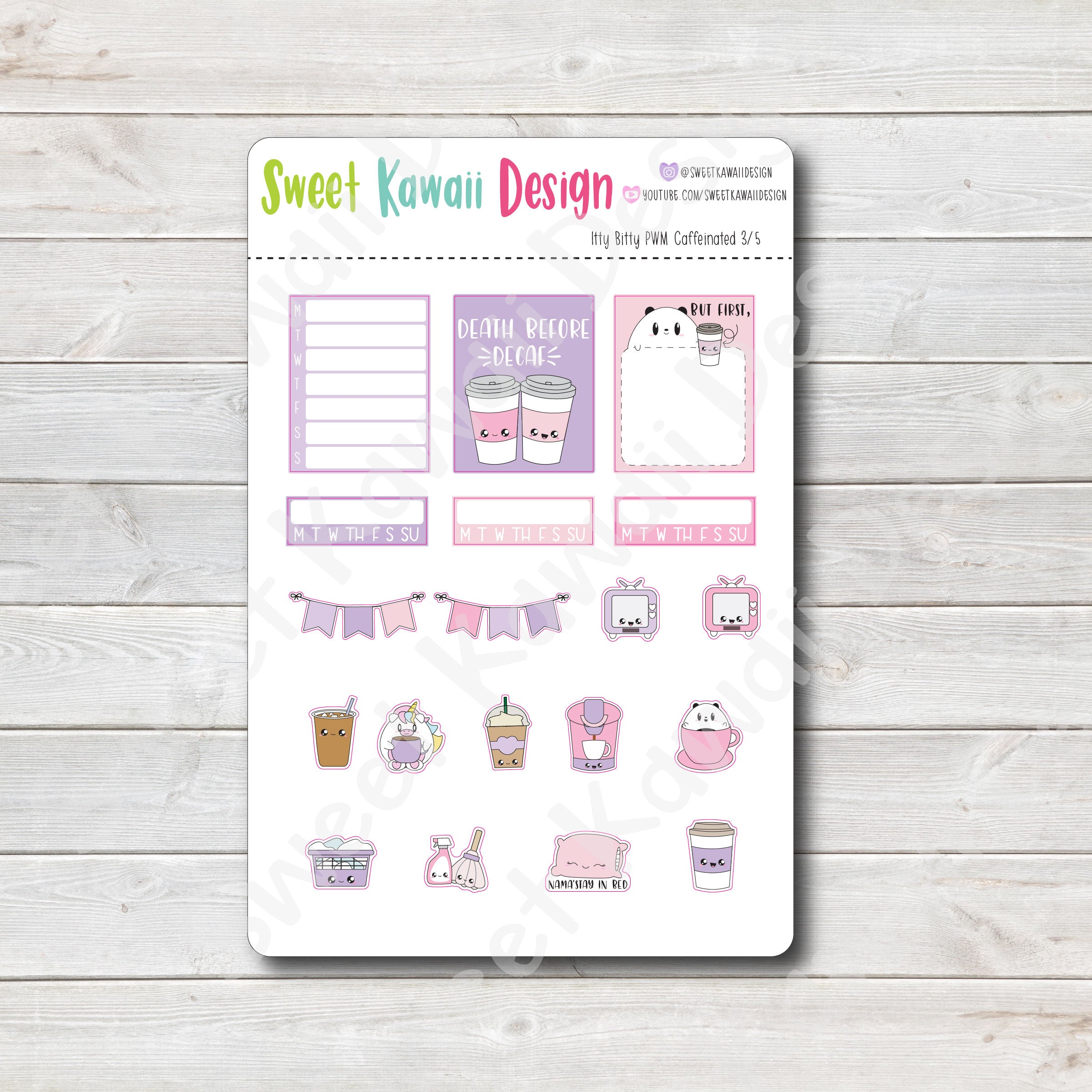 Weekly Kit  - Caffeinated ITTY BITTY