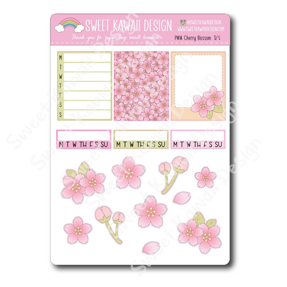 Weekly Kit  - Cherry Blossom 23 COUSIN