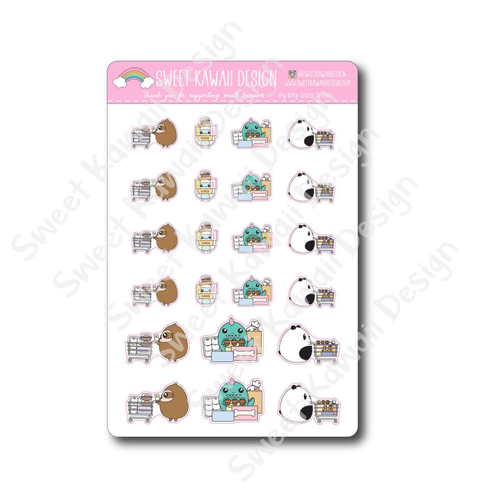 Kawaii Costco Critters Stickers
