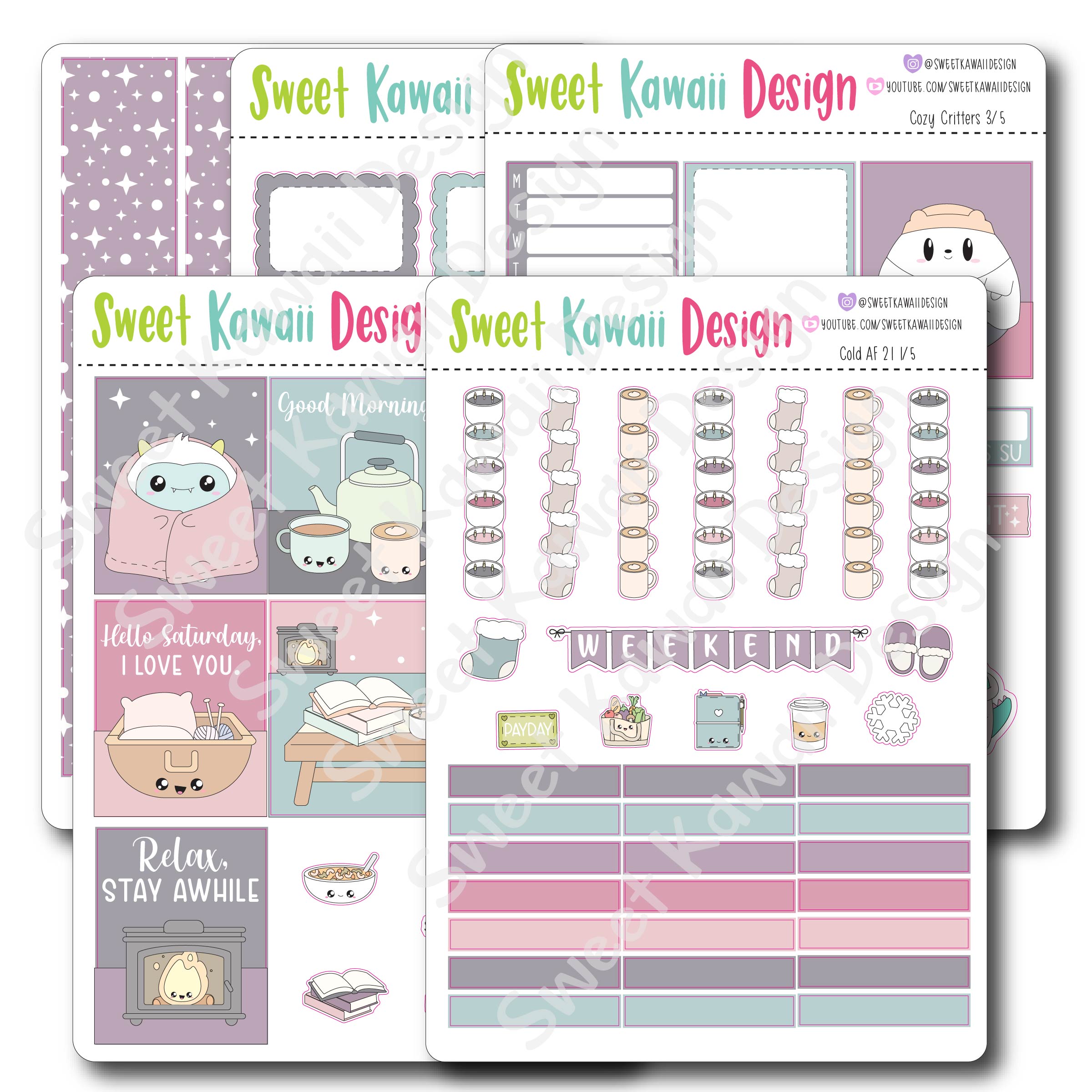 Weekly Kit  - Cozy Critters HORIZONTAL