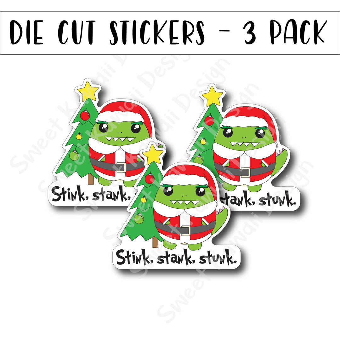 Kawaii Stink, Stank, Stunk Diecut Sticker Set