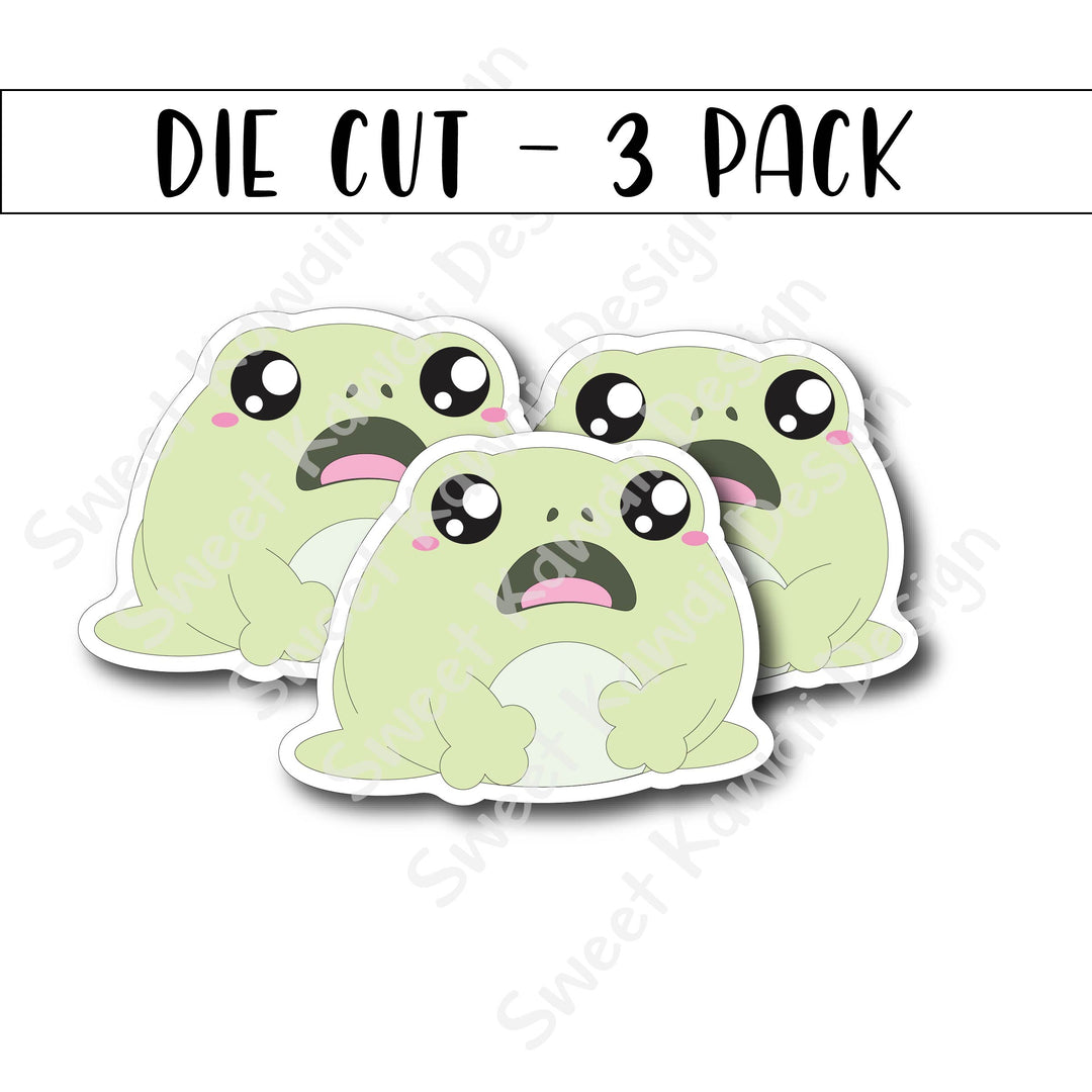 Kawaii Froggy Diecut Sticker Set