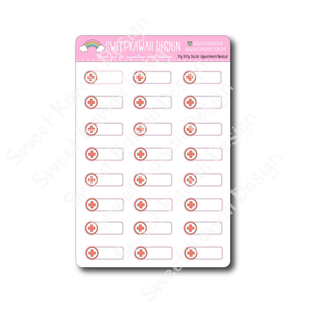 Kawaii Doctor Appointment Stickers