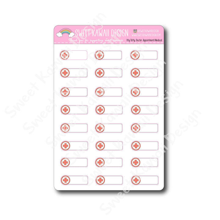 Kawaii Doctor Appointment Stickers