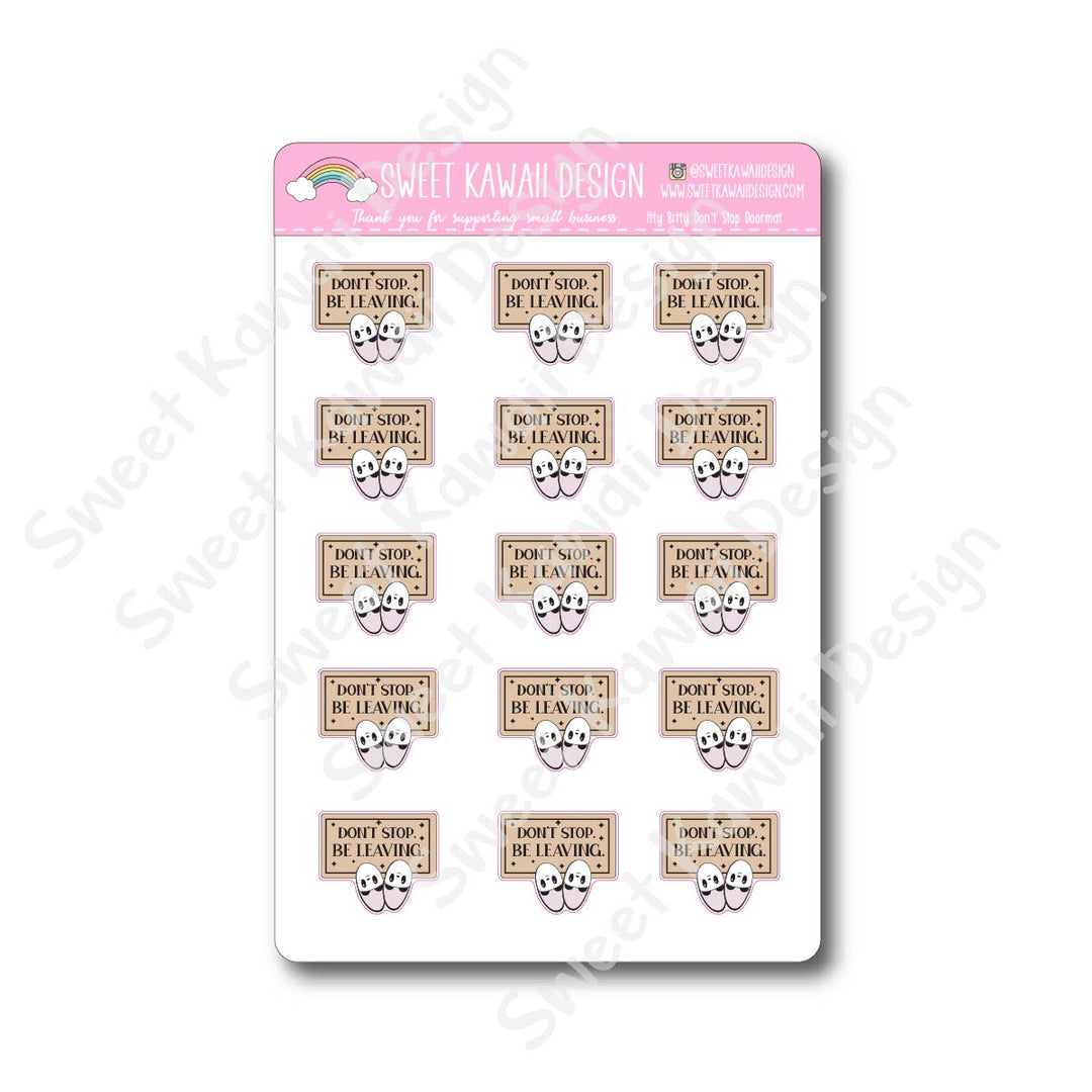 Kawaii Don't Stop Stickers