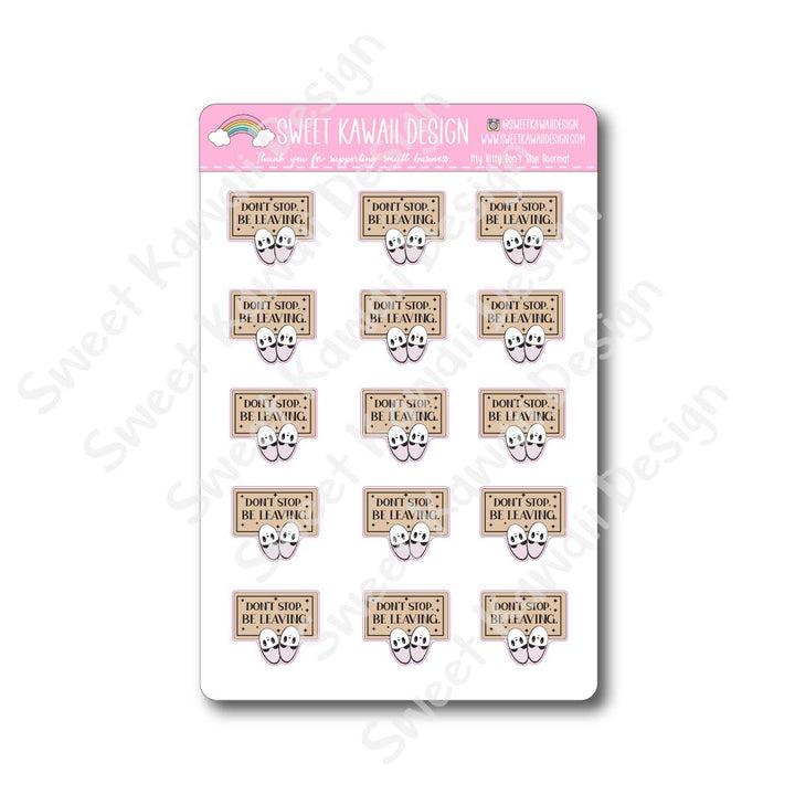 Kawaii Don't Stop Stickers
