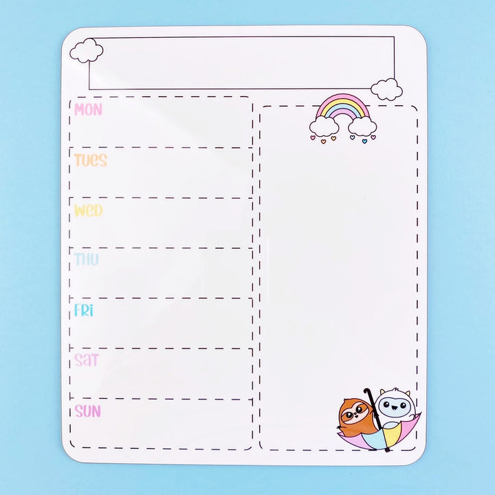 Dry Erase Board - Positive Vibes - Weekly Planner