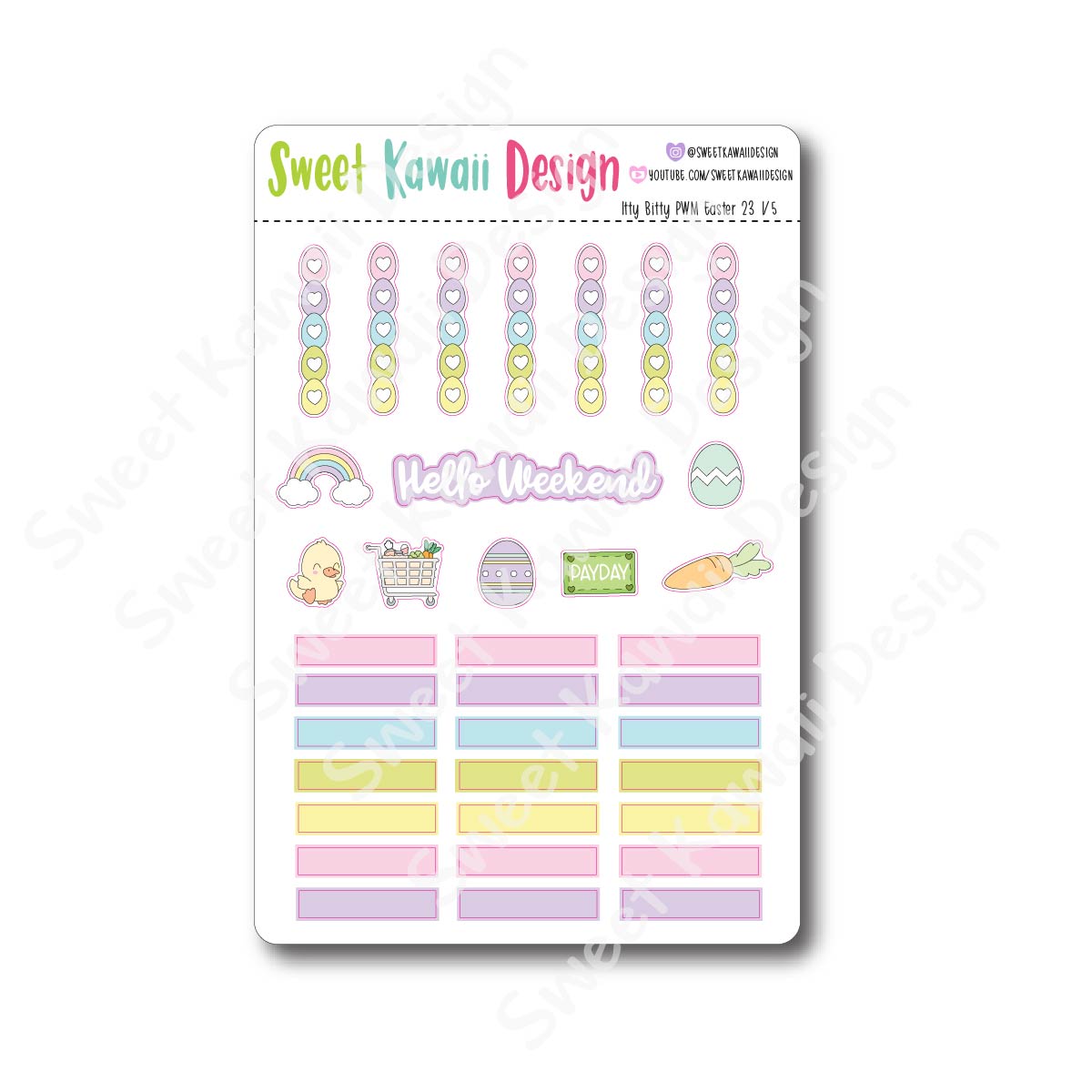 Weekly Kit  - Easter 23 ITTY BITTY