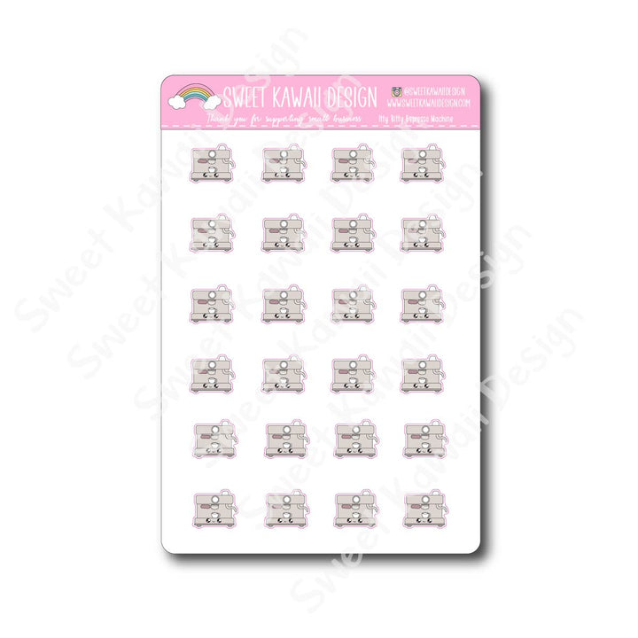 Kawaii Espresso Machine Stickers