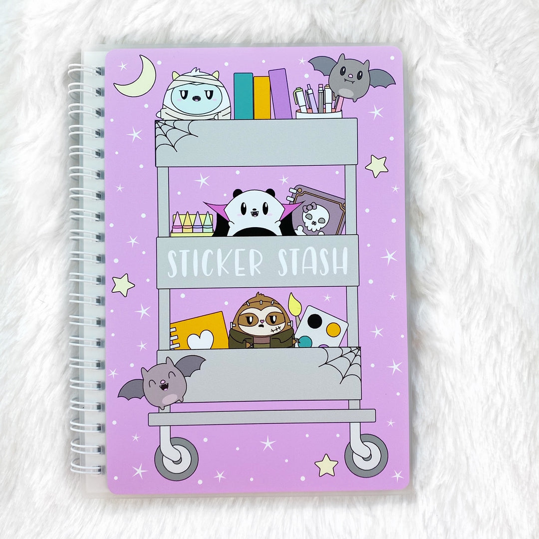 SKD 5x7 Reusable Sticker Book - Spooky Craft Cart