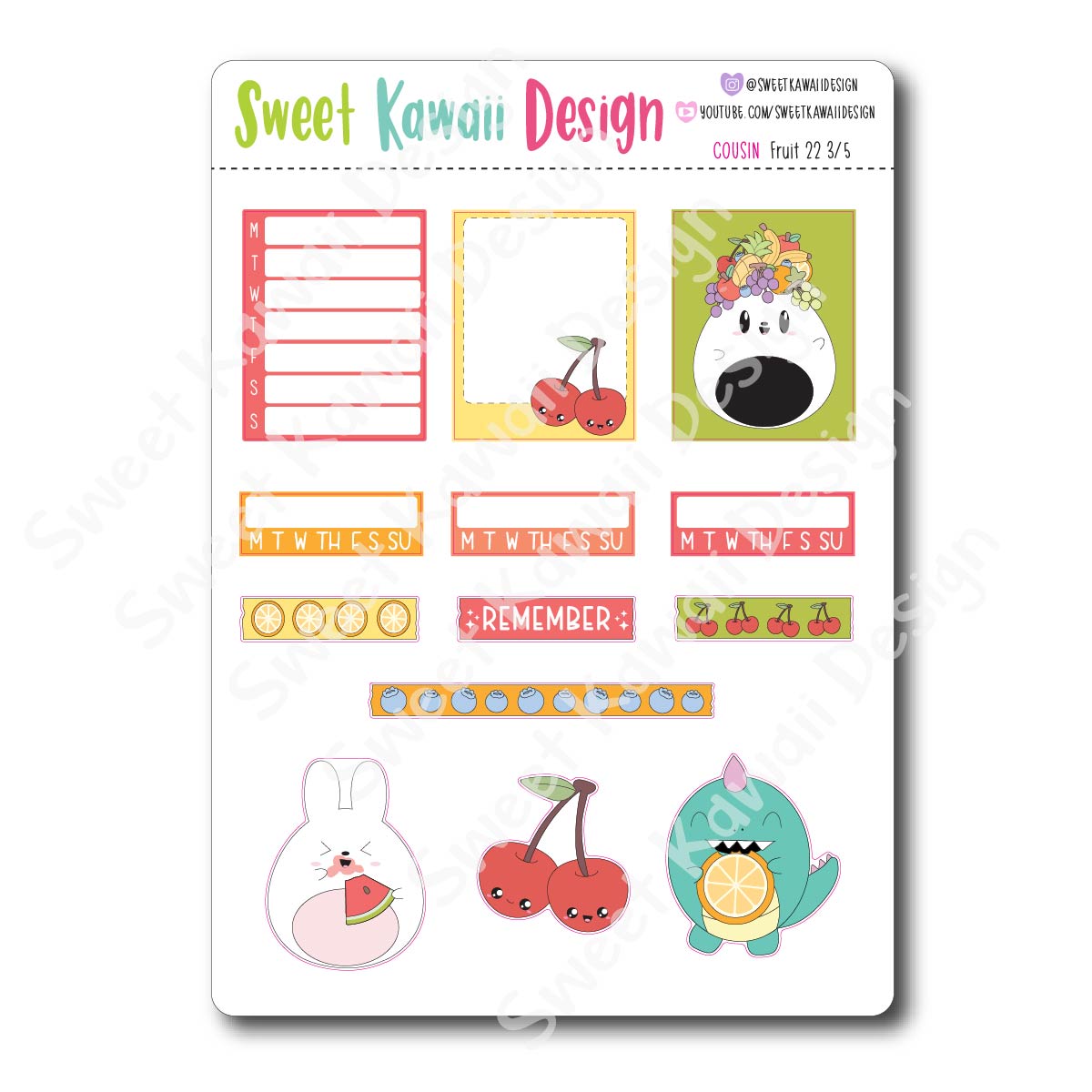 Weekly Kit  - Fruit COUSIN