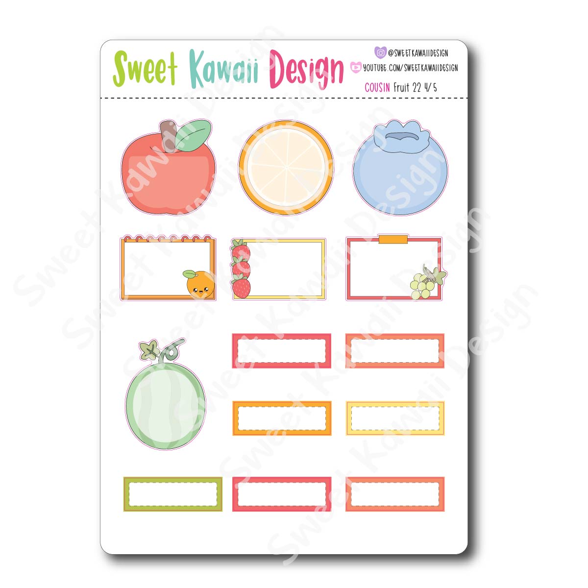 Weekly Kit  - Fruit COUSIN