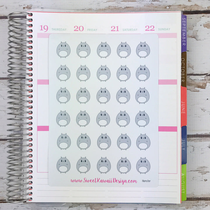 Kawaii Hamster Stickers