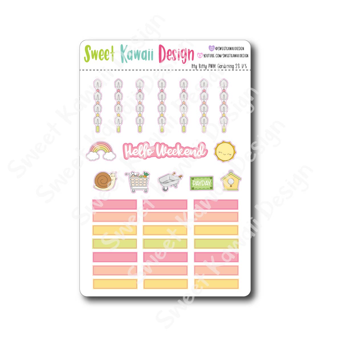Weekly Kit  - Gardening 23 ITTY BITTY