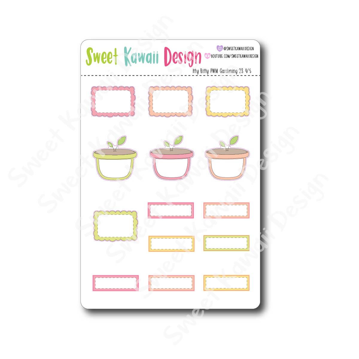Weekly Kit  - Gardening 23 ITTY BITTY