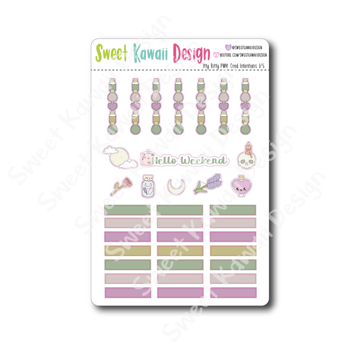 Weekly Kit  - Good Intentions ITTY BITTY